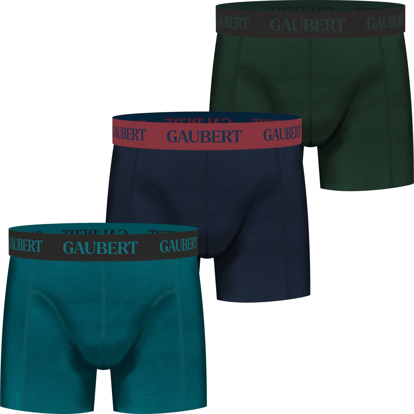 3x Gaubert Heren Boxershorts - Bamboe Boxershorts - Heren Ondergoed - DeHuisSpullenDiscounter